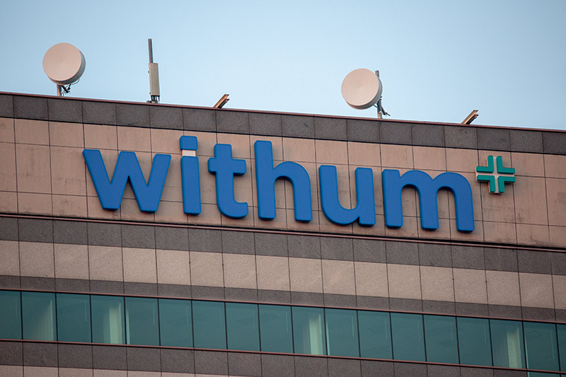 Withum Highrise Lightcloud channel letters