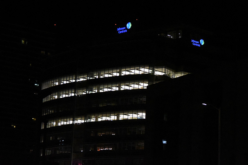 Johnson Controls Illuminated Channel Letters