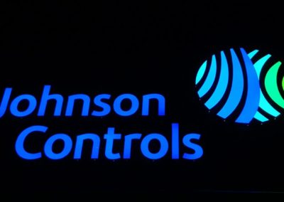 Johnson Controls Illuminated Channel Letters