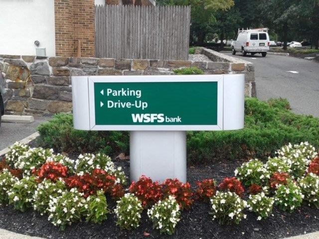 WSFS Directional Sign