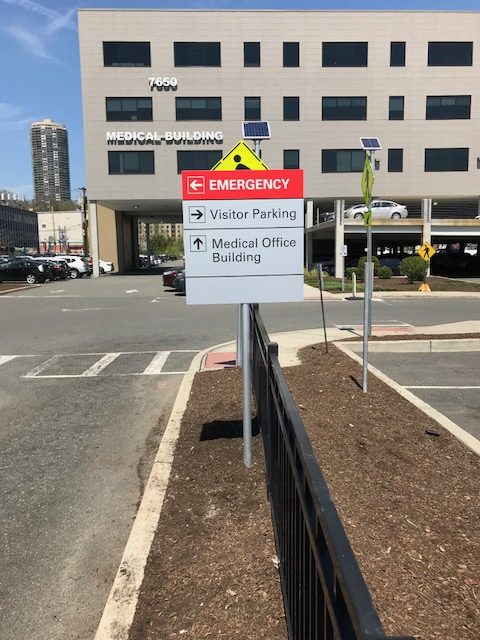 Hackensack Meridian Health Hospital Exterior Signs