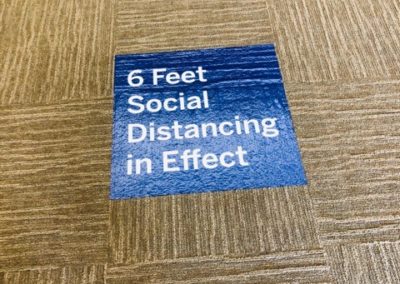Social Distance Floor Decals